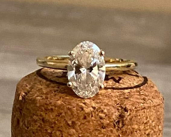 Beautiful custom engagement ring